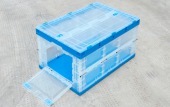 4634Attached Clear Lid Collapsible Clear Container